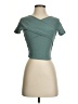 Shein Teal Short Sleeve Turtleneck Size XS - photo 1