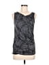 Ann Taylor Silver Sleeveless Top Size M - photo 1
