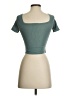 Shein Teal Short Sleeve Turtleneck Size XS - photo 2