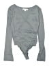 Francesca's 100% Polyester Gray Long Sleeve Top Size XS - photo 1