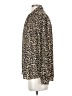 J.Crew Factory Store 100% Polyester Animal Print Brown Long Sleeve Blouse Size XS - photo 5