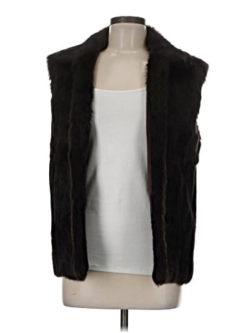 Adrienne Landau Faux Fur Vest (view 1)