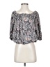 Roan + Ryan 100% Polyester Gray 3/4 Sleeve Blouse Size XS - photo 1