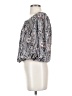 Roan + Ryan 100% Polyester Gray 3/4 Sleeve Blouse Size XS - photo 5