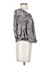 Roan + Ryan 100% Polyester Gray 3/4 Sleeve Blouse Size XS - photo 4