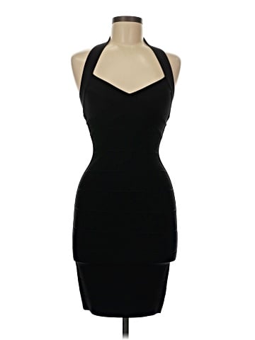 Herve Leger  Halter Mini Dress (view 1)
