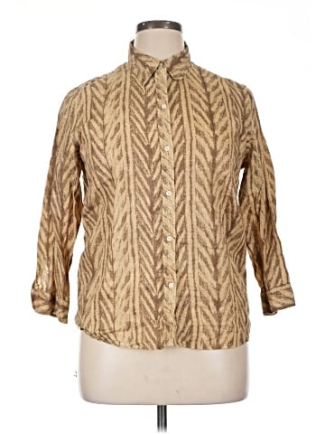 Ralph Lauren 3/4 Sleeve Button-Down Shirt (view 1)