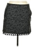 Jessica Simpson Animal Print Gray Casual Skirt Size 7 - 8 - photo 1