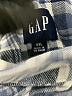 Gap 100% Cotton Plaid Blue 3/4 Sleeve Button-Down Shirt Size XXL - photo 7