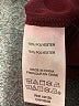 maette 100% Polyester Burgundy 3/4 Sleeve Blouse Size M - photo 8