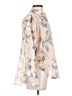 Martha Stewart Floral Tan Long Sleeve Blouse Size XS - photo 4