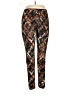 Ashley Blue Print Brown Active Pants Size XL - photo 1