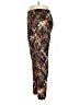 Ashley Blue Print Brown Active Pants Size XL - photo 5