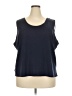 Sag Harbor Blue Sleeveless Blouse Size 3X - photo 1