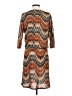 Prelude Chevron-herringbone Brown Casual Dress Size 4 - photo 2