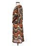 Prelude Chevron-herringbone Brown Casual Dress Size 4 - photo 5