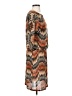Prelude Chevron-herringbone Brown Casual Dress Size 4 - photo 4