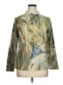 Mechant Print Green 3/4 Sleeve Blouse Size XL - photo 1