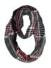 Christopher & Banks Plaid Burgundy Black Scarf One size - photo 1
