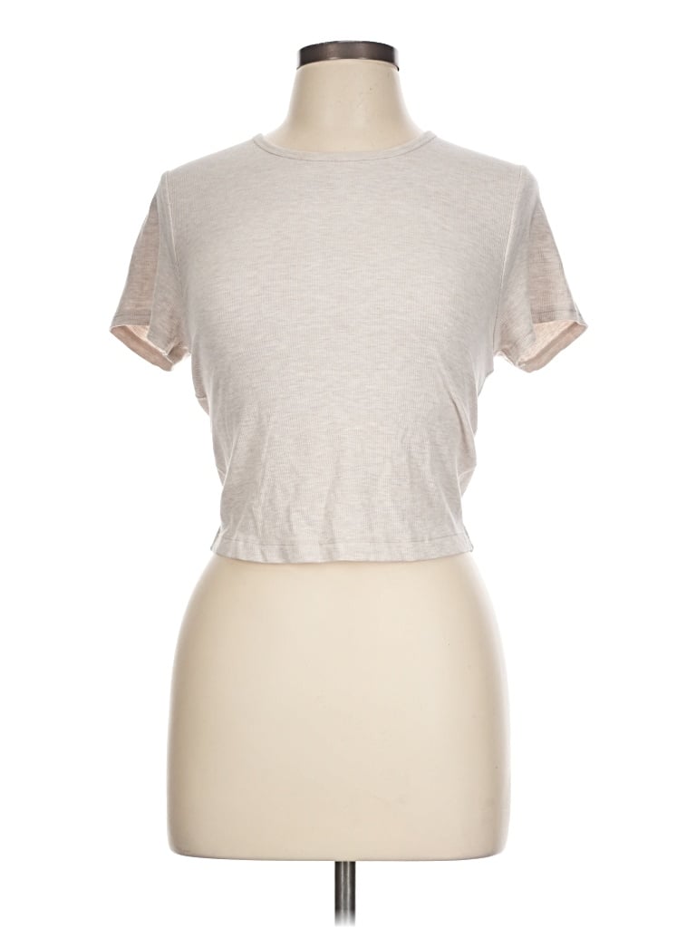 Pre-owned Yogalicious Short Sleeve T-shirt In Brown