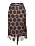Current Air 100% Polyester Print Brown Casual Skirt Size XS - photo 2