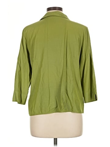 Karen Scott 3/4 Sleeve Button-Down Shirt (view 2)