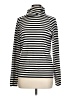 Jacob Stripes Ivory Turtleneck Sweater Size L - photo 1
