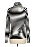Jacob Stripes Ivory Turtleneck Sweater Size L - photo 2