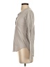 NSF 100% Cotton Gray Long Sleeve Blouse Size P (petite) - photo 5