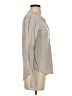 NSF 100% Cotton Gray Long Sleeve Blouse Size P (petite) - photo 4