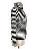 Jacob Stripes Ivory Turtleneck Sweater Size L - photo 4