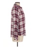 Thread & Supply 100% Rayon Plaid Burgundy Long Sleeve Button-Down Shirt Size M - photo 4