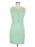 Forever 21 Color Block Green Cocktail Dress Size M - photo 1
