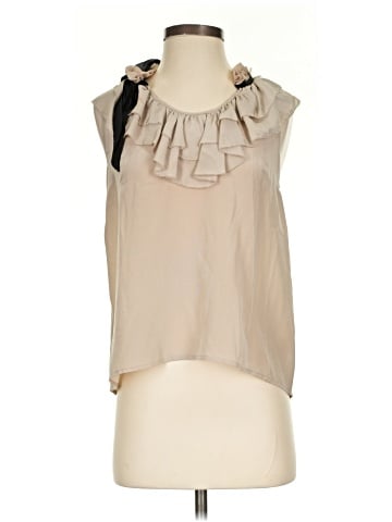 Floreat Sleeveless Silk Top (view 1)