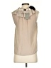 Floreat 100% Silk Tan Sleeveless Silk Top Size 0 - photo 2