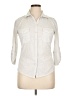 Almost Famous Ivory 3/4 Sleeve Button-Down Shirt Size 1X - photo 1