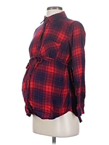 Motherhood Long Sleeve Blouse (view 1)