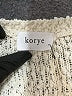 Korye Ivory Pullover Sweater Size S - photo 7