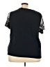 Tommy Hilfiger Graphic Black Short Sleeve Blouse Size 3X - photo 2