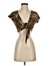 showpo 100% Polyester Gold Sleeveless Blouse Size 0 - photo 1