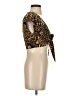 showpo 100% Polyester Gold Sleeveless Blouse Size 0 - photo 4