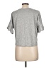 Bobeau Tweed Gray Short Sleeve T-Shirt Size L (petite) - photo 2