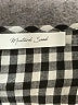 Mustard Seed 100% Rayon Checkered-gingham Black Short Sleeve Blouse Size S - photo 7