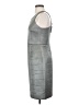 Milly Metallic Gray Cocktail Dress Size 2 - photo 5