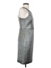 Milly Metallic Gray Cocktail Dress Size 2 - photo 4