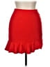 Shein Solid Red Formal Skirt Size 6 - photo 1