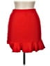 Shein Solid Red Formal Skirt Size 6 - photo 2