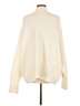 Cable Stitch Ivory Turtleneck Sweater Size M - photo 2