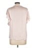 Elie Tahari 100% Polyester Pink Short Sleeve Blouse Size L - photo 2