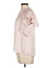 Elie Tahari 100% Polyester Pink Short Sleeve Blouse Size L - photo 5